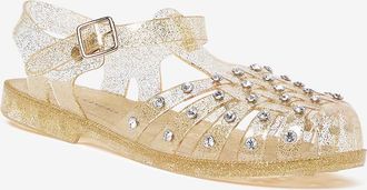 Loeffler Randall Jelly-Sandalen mit Strass Rhys