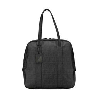 Fendi Pre-owned Zucca Coated Canvas Handbag - Dames - Pre-owned - Zwart - Maat: ONE Size