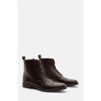Scarosso Dante Boots in Dark Brown Calf at Nordstrom, Size 42.5