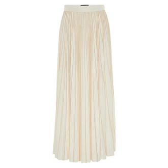 Fabiana Filippi Pleated Jersey Flared Skirt