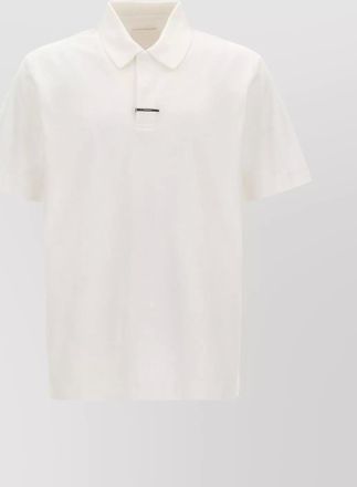 Givenchy cotton metal clip polo shirt
