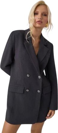 Guess Minigonna a doppiopetto stile blazer - - Dresses - Donna - Nero - XS