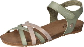 Mustang Jeans Sommerschuh, Sandalette, Klettschuh, mit Klettverschluss-Riemchen