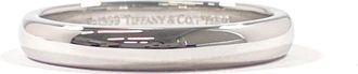 Tiffany & Co. Silver Platinum 950 Band Ring (Pre-Owned)