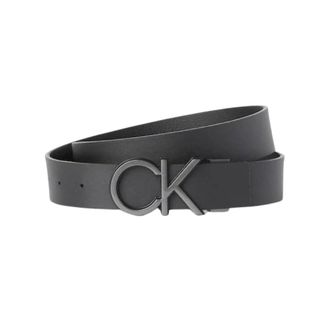 Calvin Klein Belts, male, Black, Size: 100 CM Logo Buckle Belt