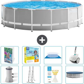 Intex Piscina Prism Frame Redonda - 457x122 Cm - 9-piezas S544