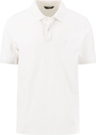 Fynch-Hatton Poloshirt FYNCH-HATTON, Herren, Gr. 4XL, new sanftes wei&szlig;, Web, Obermaterial: 100% Baumwolle, unifarben, regular fit normal, ohne Ausschnitt, Shirts P