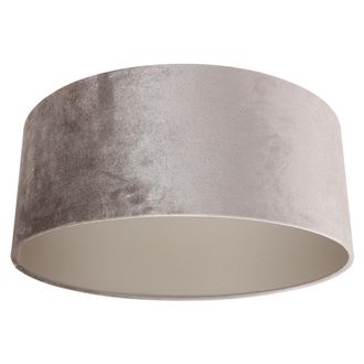 Steinhauer Pantalla De L&aacute;mpara - Shade - Plateado - Velours - Steinhauer