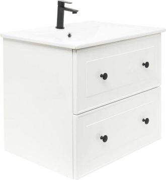Puma Naturel - Mobile bagno con lavabo Natural Forli 60x45x46 cm bianco (FORLI60BIU)