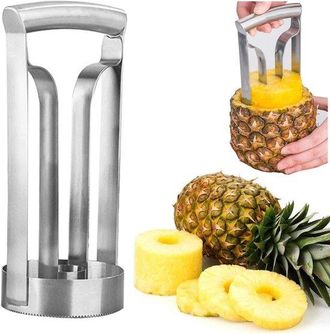 OEM Cortador De Pi&ntilde;a Profesional De Acero Inoxidable - Deshuesador Y Pelador De Pi&ntilde;a