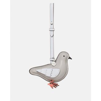 Kate Spade New York critters perry pigeon bag charm in Platinum Grey at Nordstrom