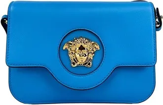Versace La Medusa Shoulder Bag Blue