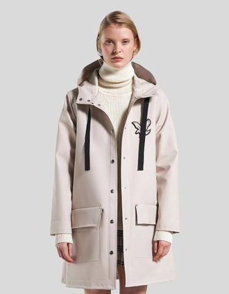 Lyle & Scott Lyle And Scott Mens Womens Stutterheim Mosebacke Jacket - Cream - Size: Regular/34