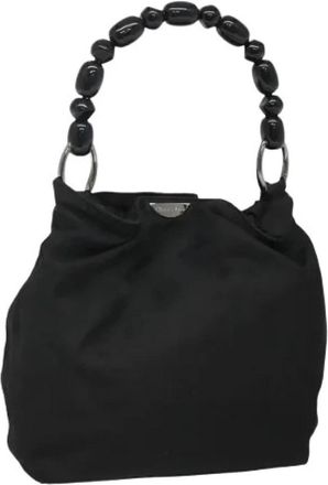Dior Pre-owned Vintage Schoudertas - Dames - Vintage Handtas - Zwart - ONE Size - Nylon - Vintage