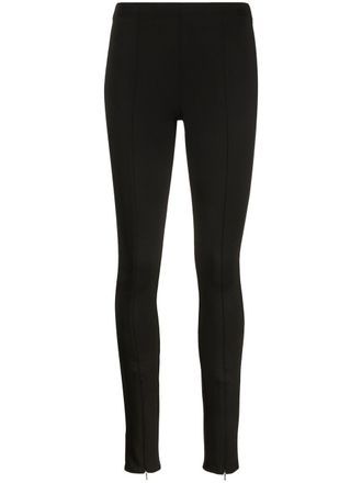 Calvin Klein Leggings con ricamo - Nero