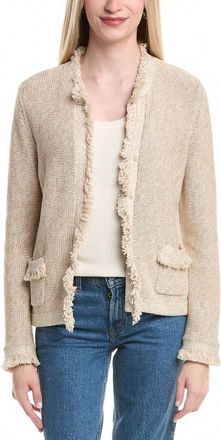 J.McLaughlin Simone Cotton Cardigan In Tan