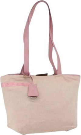 Prada Pre-owned Tote Bags, female, Pink, Size: ONE SIZE Pre-owned Tote Bag