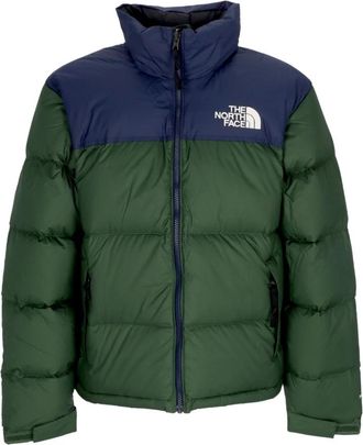 The North Face Retro Nuptse Down Jacket - Heren - Ski Jassen - Groen - XL - Polyester - Fitness