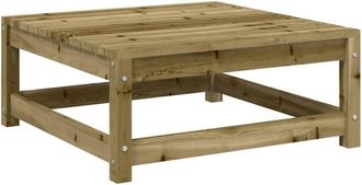 vidaXL Vidaxl - Taburete De Jard&iacute;n Madera De Pino Impregnada 70x70x30 Cm