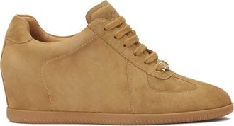 Kazar Schoenen, Dames, Bruin, 37 EU, Suède, Suède sneakers met een kattenpak