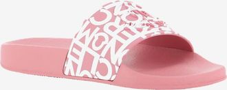 Moncler PVC-Badeschuhe mit Logoprint Jeanne