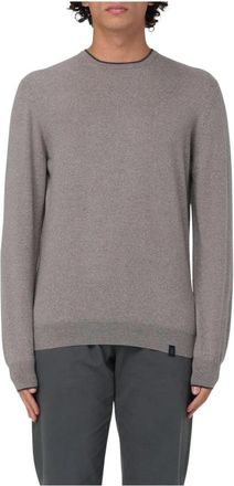Fay Bruine Sweater Collectie - Heren - Ronde hals truien - Bruin - 2XL - Truien & Vesten