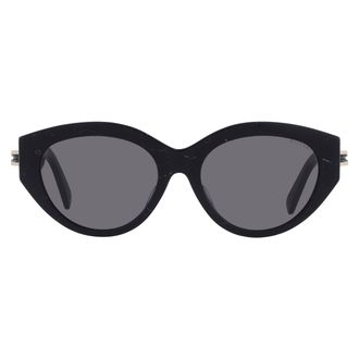 Bulgari B.Zero 1 Grey Cat Eye Ladies Sunglasses BV40046F 05A 56