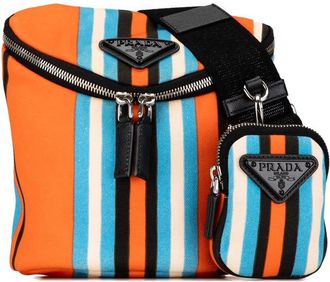 Prada Pre-owned Prada Canvas Canapa Baiadera Crossbody 2VH147