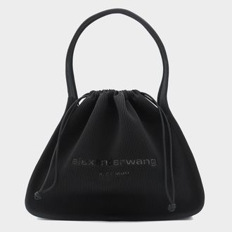 Alexander Wang Black Cotton Ryan Large Satchels