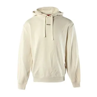 HUGO BOSS Hoodies & sweatvesten, Heren, Beige, S, Katoen, Dapo Hoodie