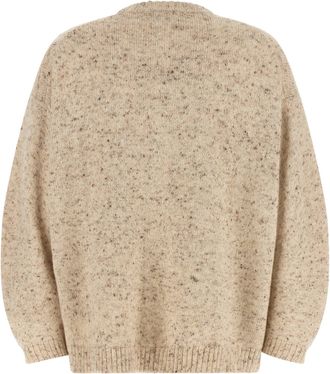 Fabiana Filippi Melange Wool Blend Sweater - Beige