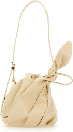 Rotate Bon Bon Bag - Dames - Schoudertassen - Beige - ONE Size - Leer - Tassen