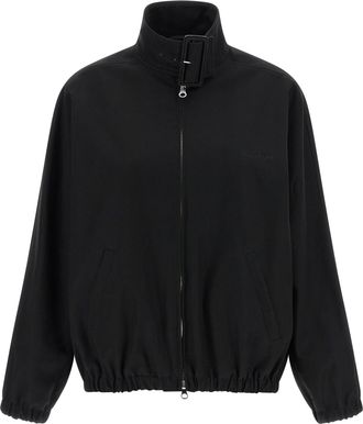 Courr&egrave;ges bomberjack met rits en gesp