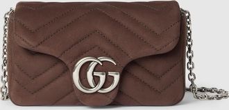 Gucci GG Marmont Mini Shoulder Bag, Brown, Leather