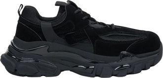 Estro & Luminara Schoenen, Dames, Zwart, 37 EU, Leer, ES8 Lage Platform Sneakers
