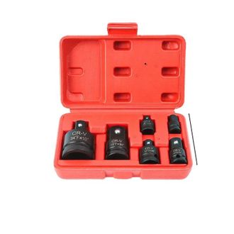 OEM Juego De Llaves De Carraca, Material De Aleaci&oacute;n, Compatible Con Vasos De 1/4 Y 1/2, Color Rosa