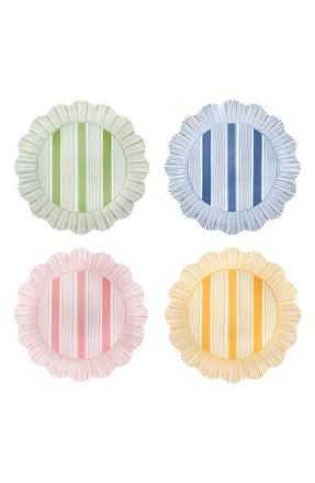 Juliska Cabana Set of 4 Melamine Salad Plates in Multi at Nordstrom