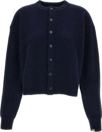 Extreme Cashmere Blue Cashmere-Blend N.170 Cardigan