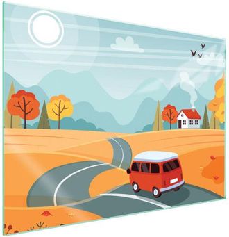 OEM Placa Protectora De Vidrio Para Estufa 70x52 Auto