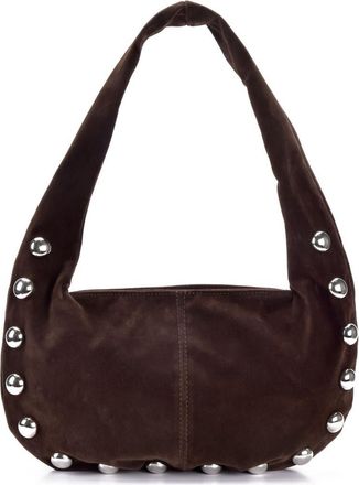 Adornia Studded Crescent Shoulder Bag in Brown at Nordstrom Rack