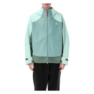 Nike Rain Proof Jackets, male, Green, Size: S Mystery Lights Snow Jacket