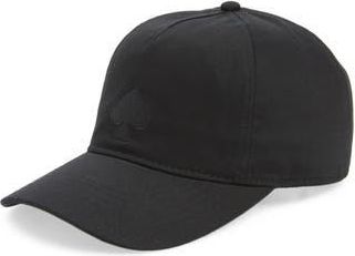 Kate Spade New York spade logo embroidered baseball cap in Black at Nordstrom Rack
