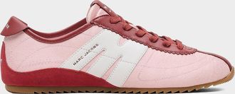 Marc Jacobs The 400 Bleecker Mixed Leather Low-Top Sneakers