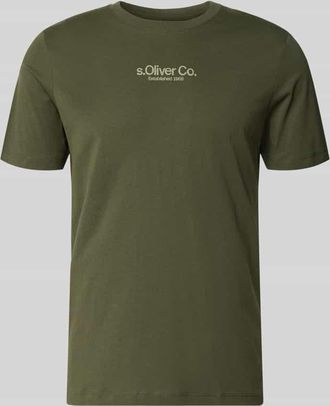 s.Oliver Red Label Regular Fit T-Shirt aus reiner Baumwolle in Dunkelgruen, Gr&ouml;&szlig;e 3XL