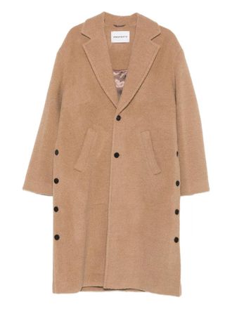 Amaranto button-down coat - men - Fabric - 48 - Brown