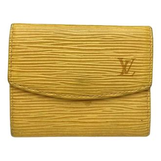Louis Vuitton Portafoglio in pelle Pre-owned - - Pre-owned - Donna - Giallo - ONE SIZE