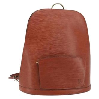 Louis Vuitton Pre-owned Backpacks, female, Brown, Size: ONE SIZE Pre-owned Epi Leather Backpack
