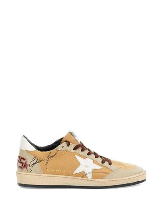 Golden Goose Brown Lace-up Sneakers