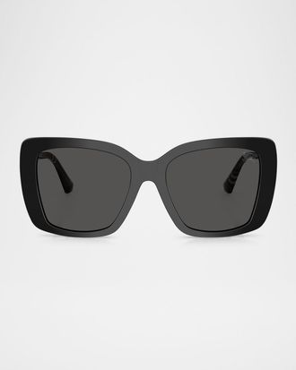 Burberry BE4456F Square Acetate Sunglasses