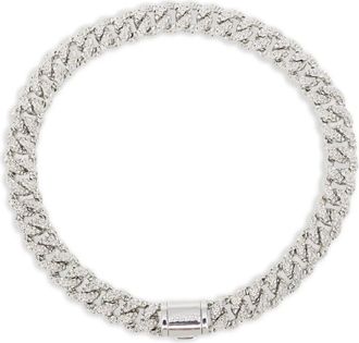 Darkai XL Cubaanse halsketting - Zilver